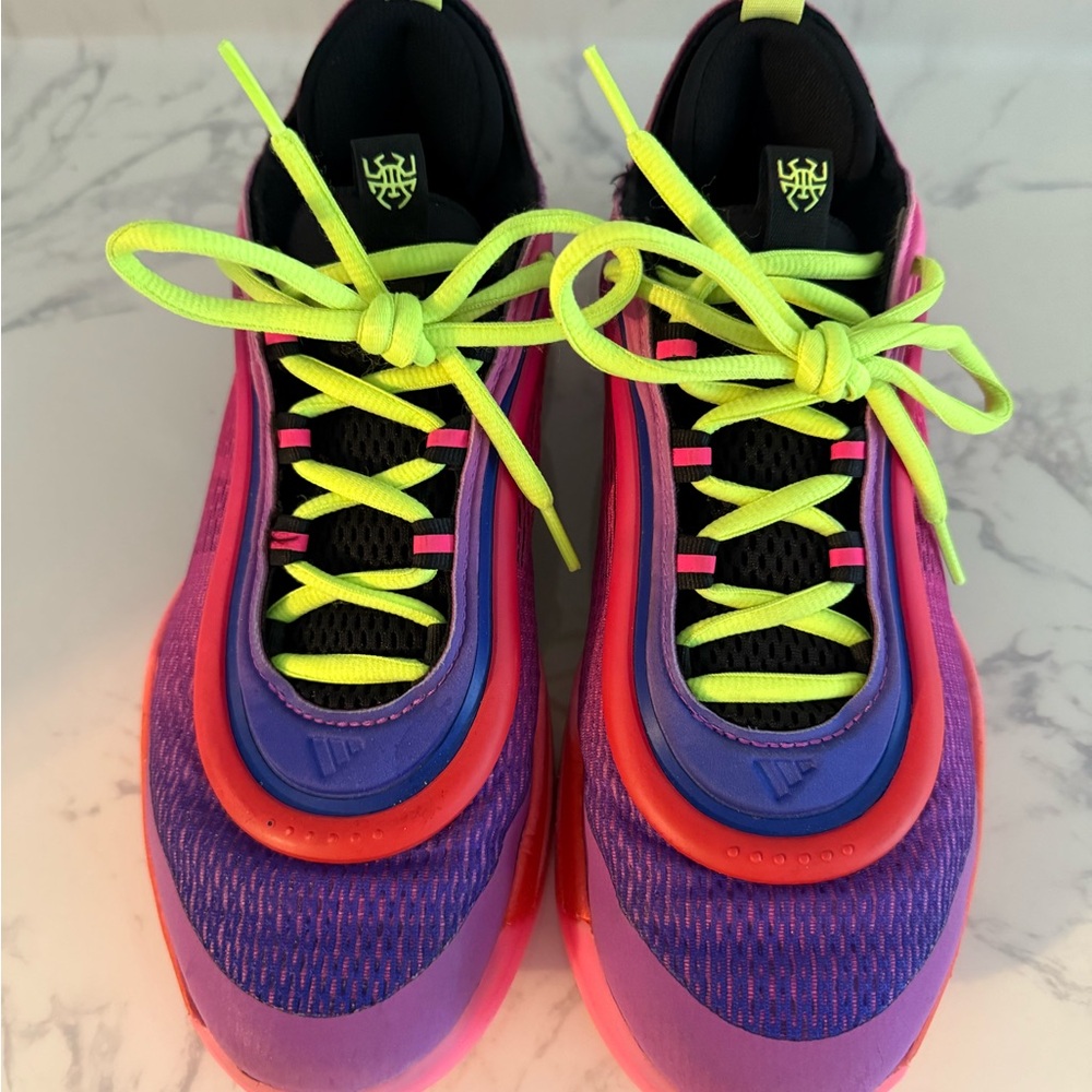 adidas DON (Donavan Mitchell) Issue 6 Multicolor Athletic Basketball Sneakers